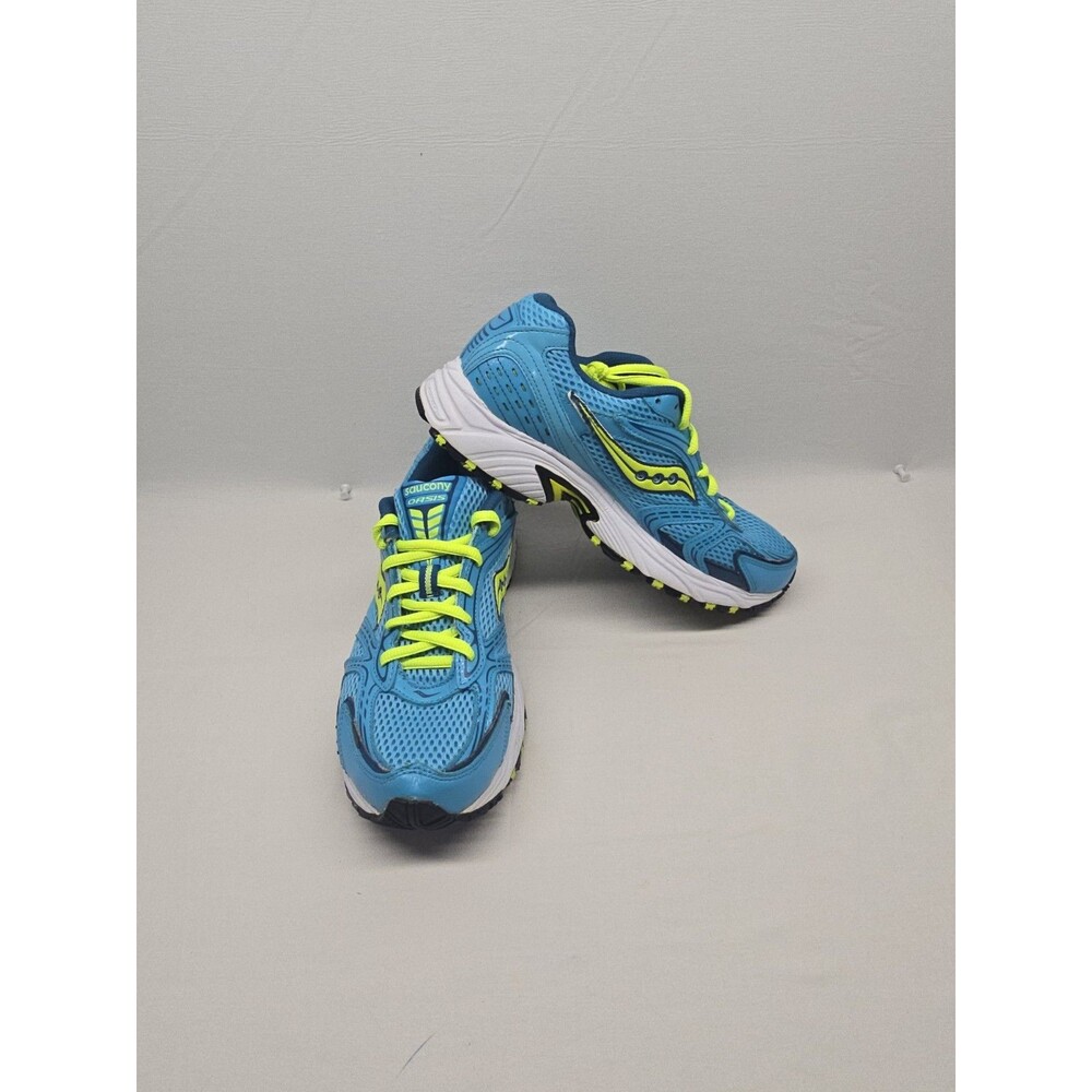 Saucony Oasis Running Shoes Women’s Size 9 Blue Lime 15096-19
